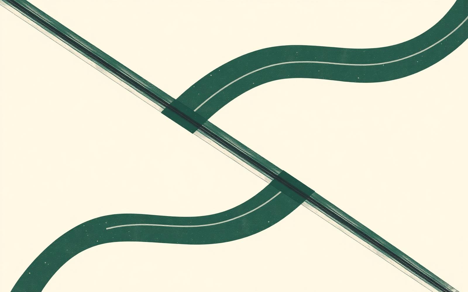 Editorial illustration for the article: Debt consolidation vs debt settlement: very different